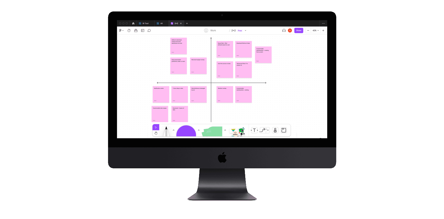 Business Intelligence fintech product design | UX/UI Design