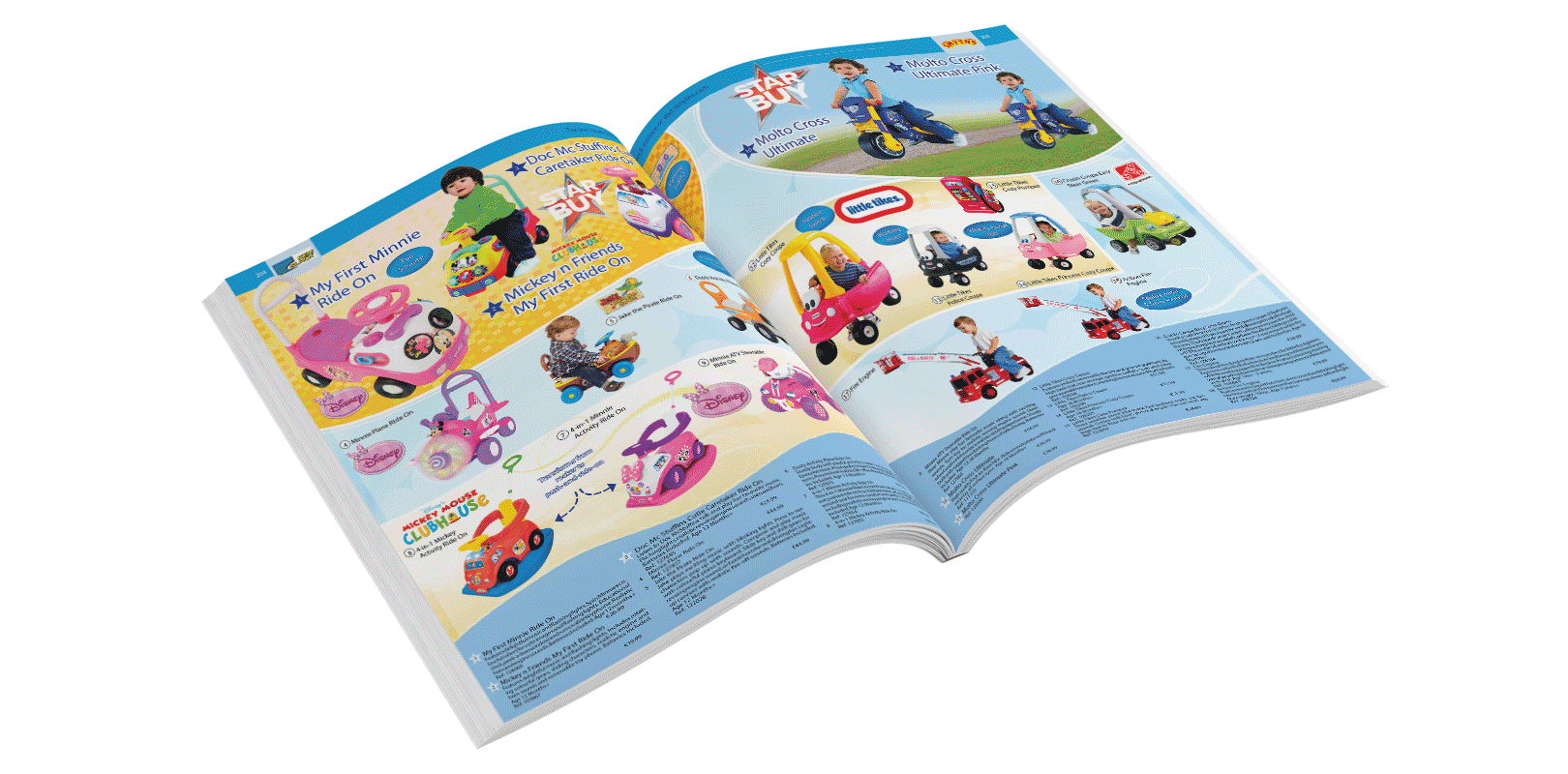 Smyths Toys Superstores catalog spread | corporate design